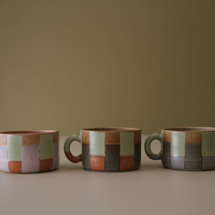 Quartet Stripe Mugs Soup