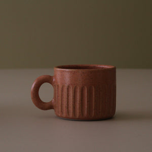 Fluted Mugs Coral (4 sizes)