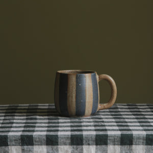 Striped Mug Olive/Lapis