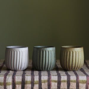 Fluted Tumblers Large
