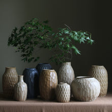 Faceted Sandstone Vase #2