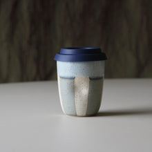 Travel Cups Stripey Bluestone/Cream/Lilac