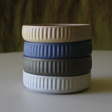 Fluted Bowl, Low Wide assorted colours