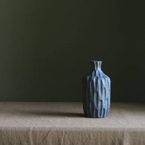 Lapis Lazuli Fluted Vase