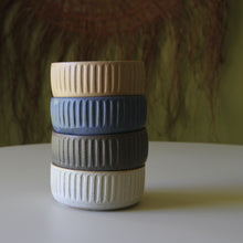 Fluted Bowl, Large assorted colours