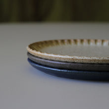 Fluted Side Plate, Vivid Blue