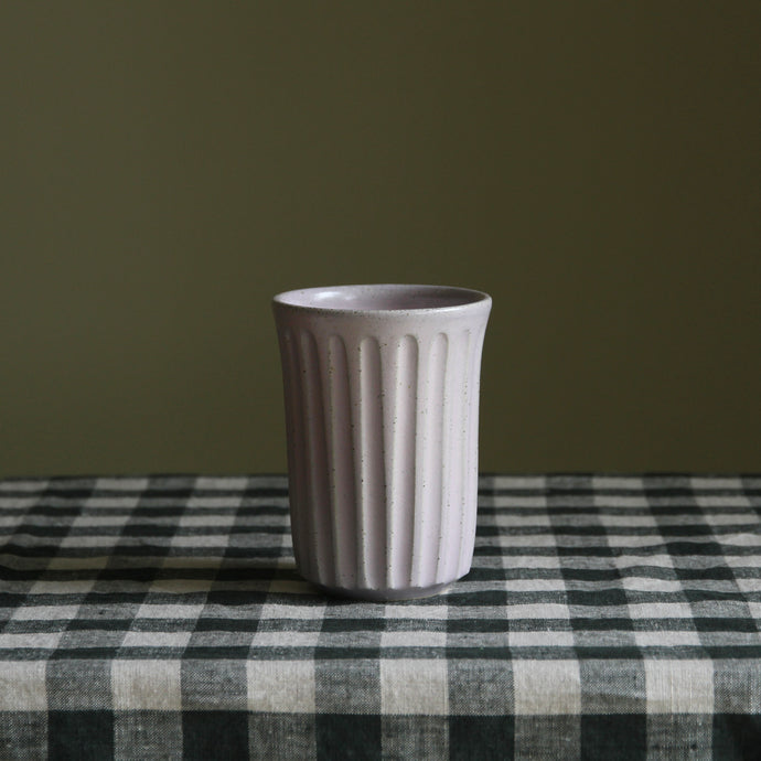 SALE Fluted Cup Tall Lilac
