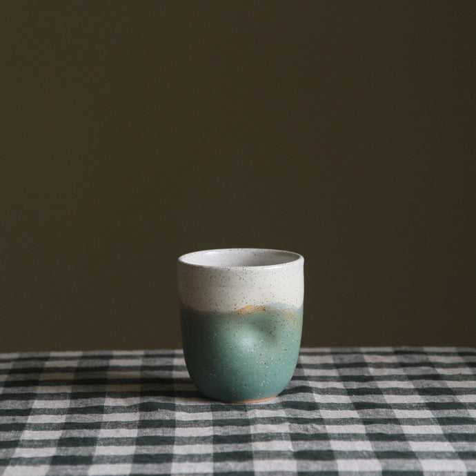 Aurora Borealis Dimpled Tea Cup