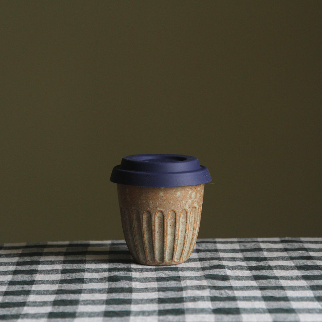 Fluted Travel Cups Olive 2.0