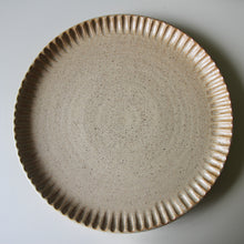 Platter #1 Fluted Sandstone