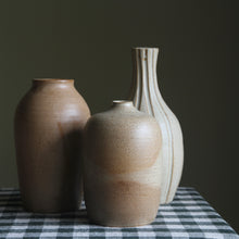 Fluted Oatmeal Vase