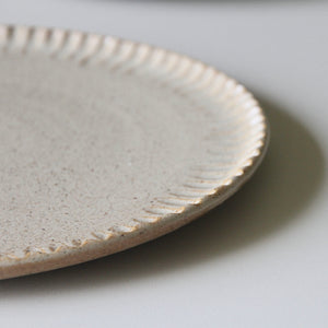 Platter #2 Fluted Sandstone