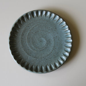 Treat Plate Fluted Teal