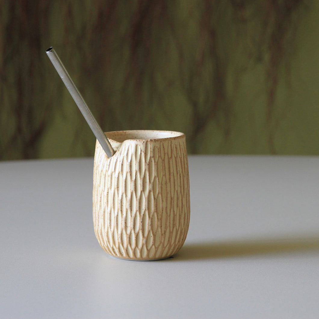 Smoothie Cup Carved Butter