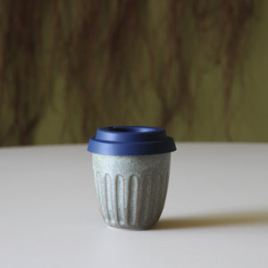 Fluted Travel Cups Bluestone