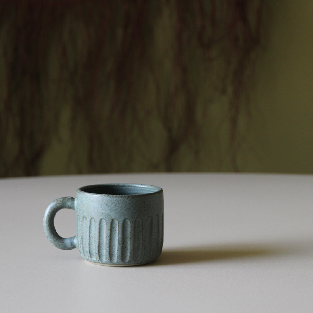 Fluted Mug Teal