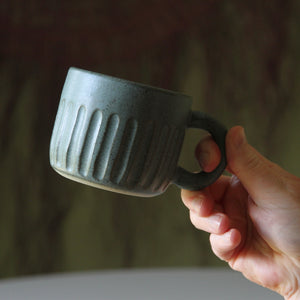 Fluted Mug Teal