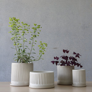 Fluted Planters Stone
